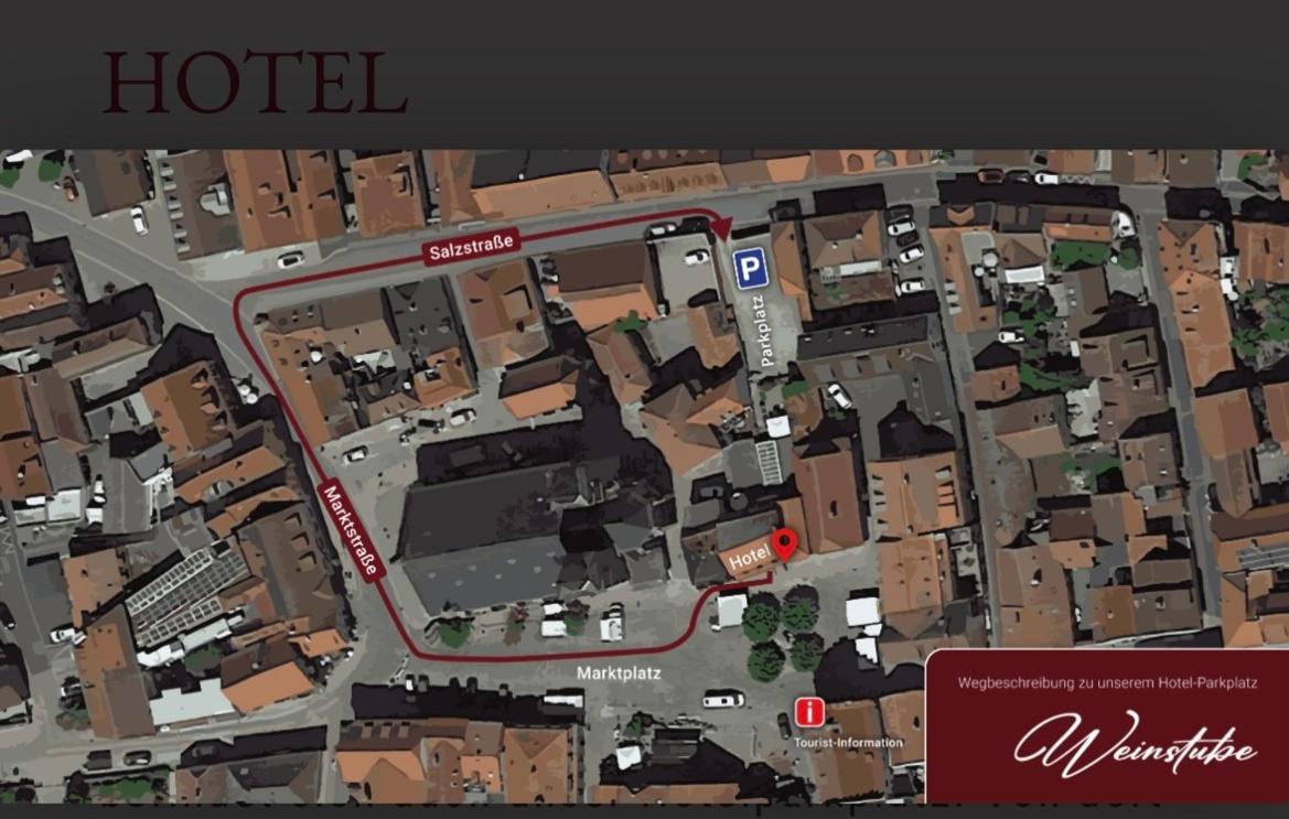 Hotel Weinstube Am Markt Gerolzhofen Exterior foto